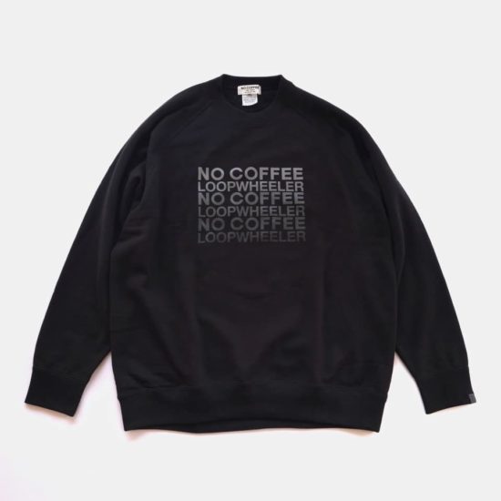 NO COFFEE × LOOPWHEELER ノーコーヒー L