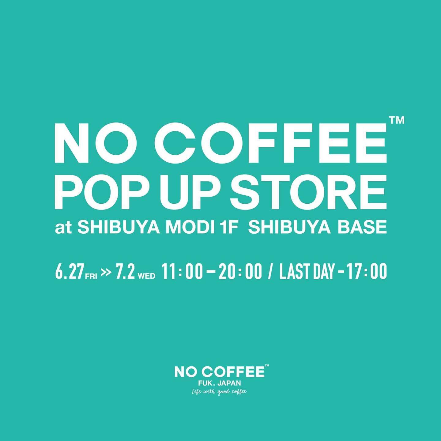 NO COFFEE POP UP STORE