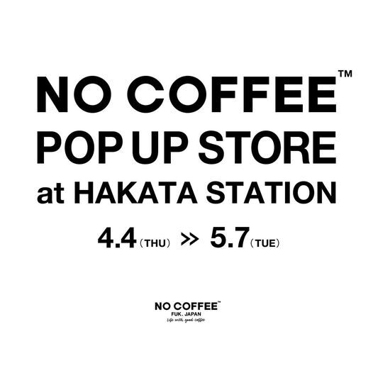 NO COFFEE POP UP STORE