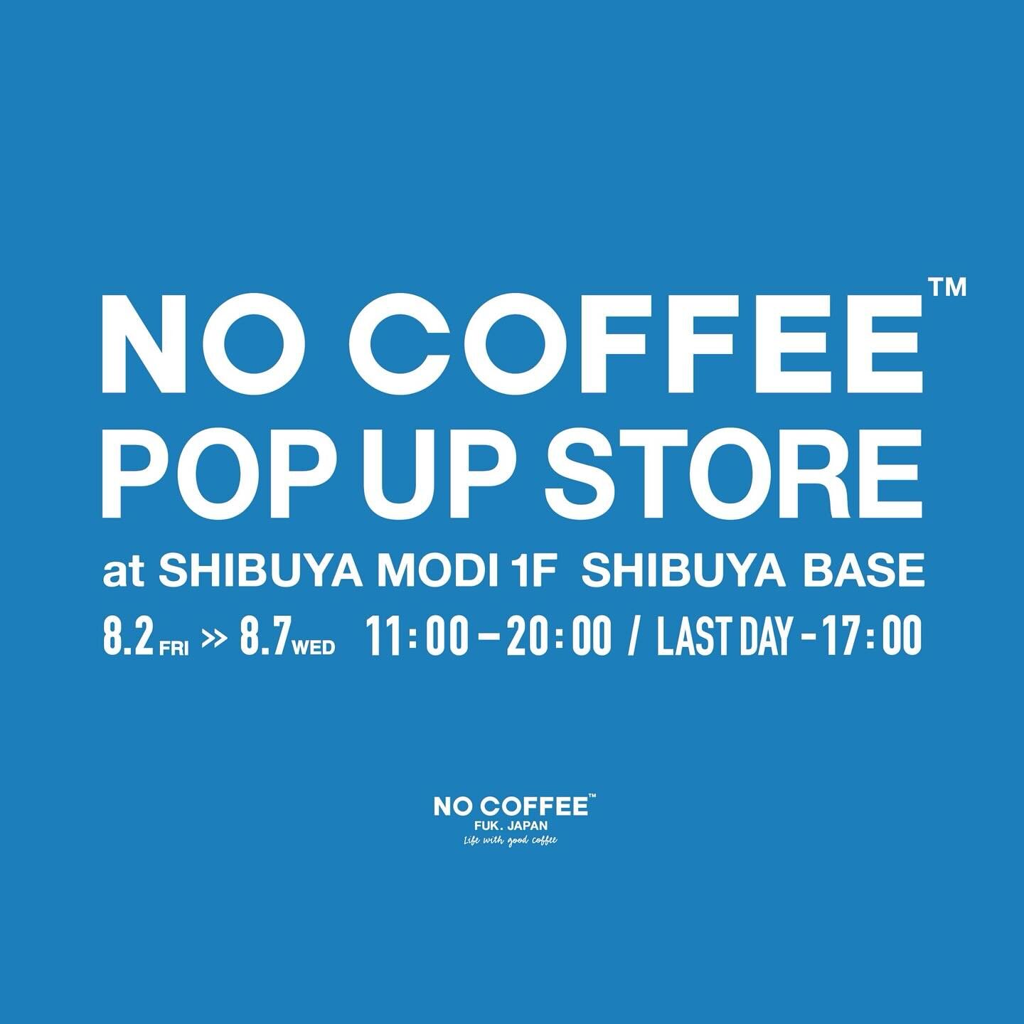 NO COFFEE POP UP STORE