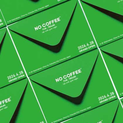 「NO COFFEE」国内2号店が天神中央公園ハレノガーデンにオープン